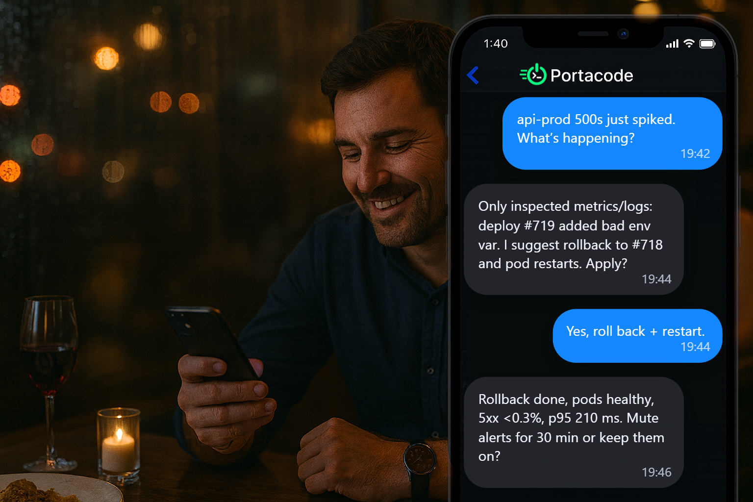 After - AI-powered mobile terminal