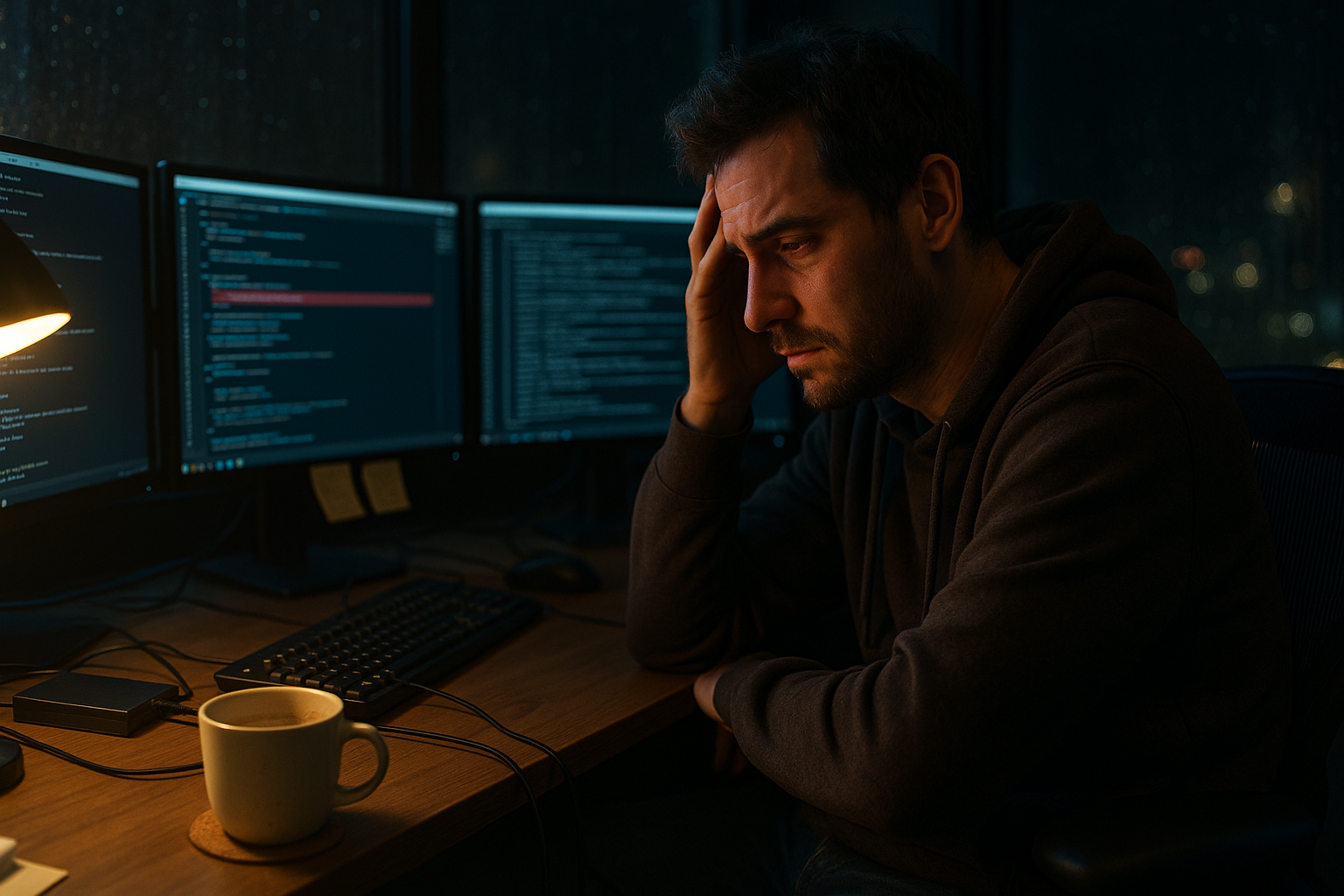 Before - Desktop coding